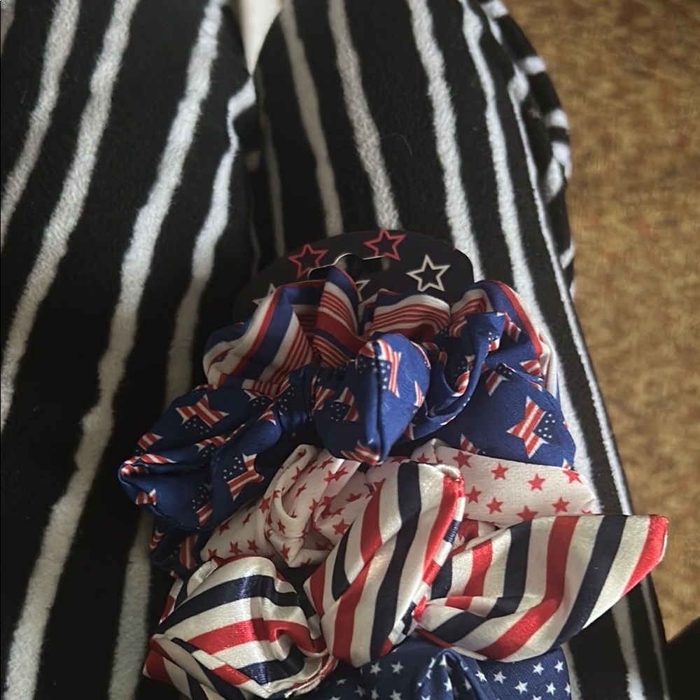 Marshalls Patriotic Kids Hair Ties - Red, White, and Blue
